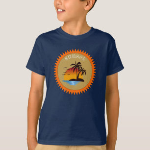 Modern Summer Sunset T-Shirt
