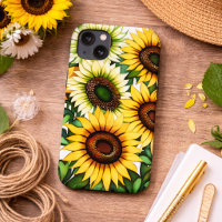Modern Sunflower Illustration