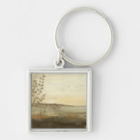 Modern Sunset Landscape Oil Painting