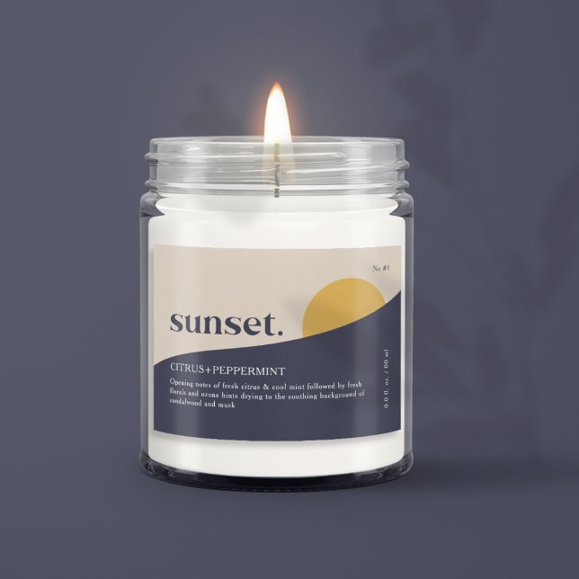 Modern Sunset Product Label (Creator Uploaded)