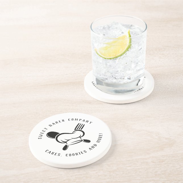 Modern Sweet Bakery Business  Coaster (Side)