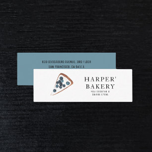 Modern Sweets Bakery Professional Business Mini Business Card