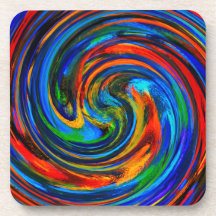 Modern Swirl Abstract Art #10