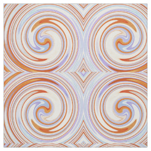 Modern Swirl Abstract Art #21 Fabric