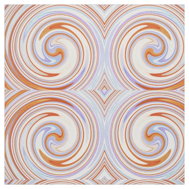 Modern Swirl Abstract Art #21 Fabric (Swatch)