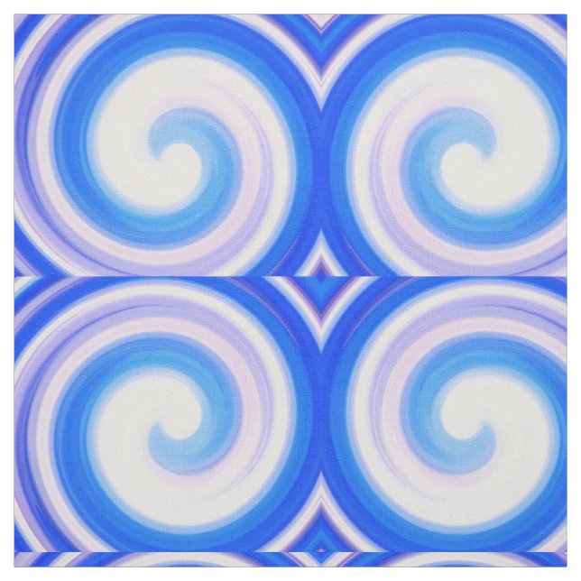 Modern Swirl Abstract Art #33 Fabric (Swatch)