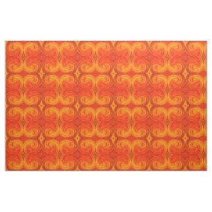 Modern Swirl Abstract Art #38 Fabric