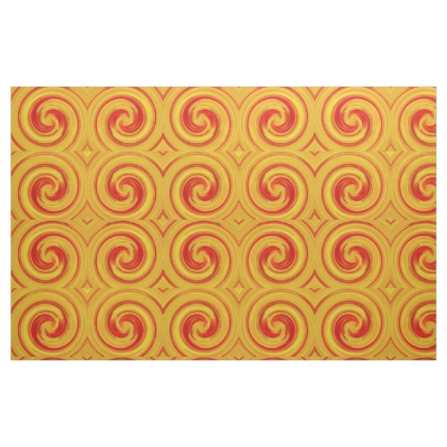 Modern Swirl Abstract Art #3 Fabric (Fat Quarter)