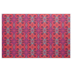 Modern Swirl Abstract Art #40 Fabric