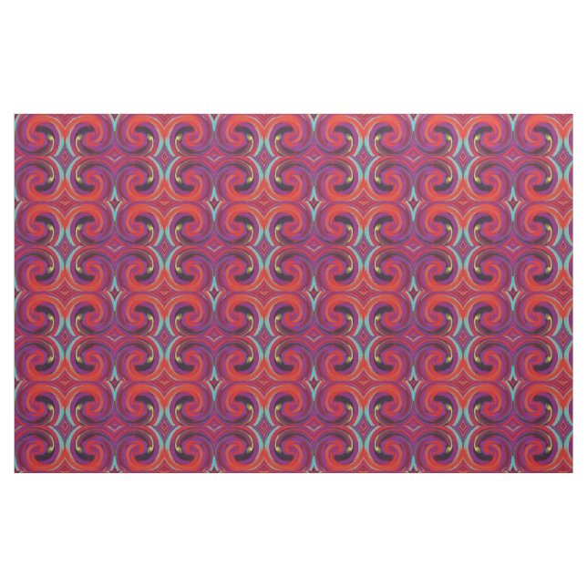 Modern Swirl Abstract Art #40 Fabric (Yard)