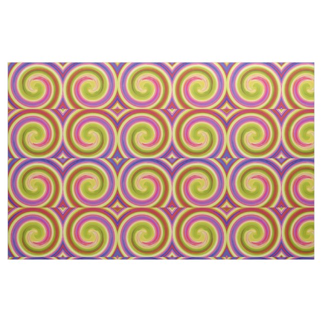 Modern Swirl Abstract Art #41 Fabric (Fat Quarter)