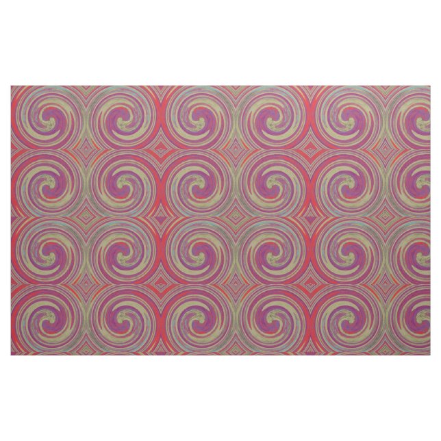 Modern Swirl Abstract Art #43 Fabric (Fat Quarter)