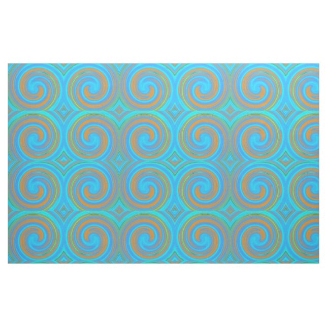 Modern Swirl Abstract Art #44 Fabric (Fat Quarter)