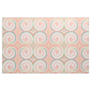 Modern Swirl Abstract Art #45 Fabric