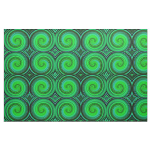 Modern Swirl Abstract Art #49 Fabric