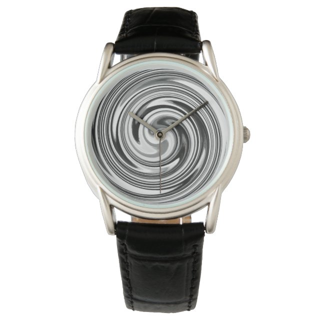 Modern Swirl Abstract Art #7 Watch (Front)