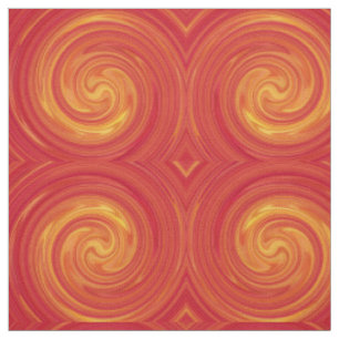 Modern Swirl Abstract Art #8 Fabric