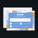 Modern Swirl Star of David Custom Bar Bat Mitzvah RSVP Card<br><div class="desc">Perfect RSVP card for a bat mitzvah, bar mitzvah or other Jewish celebration! Hand made art for you. FULLY CUSTOMIZABLE! Click on “Personalise” above to edit the text. Click "edit using design tool" to adjust the fonts, colours and placements and to delete the back side design if you prefer. Also...</div>