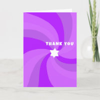 Modern Swirl Star of David Custom Bar Bat Mitzvah