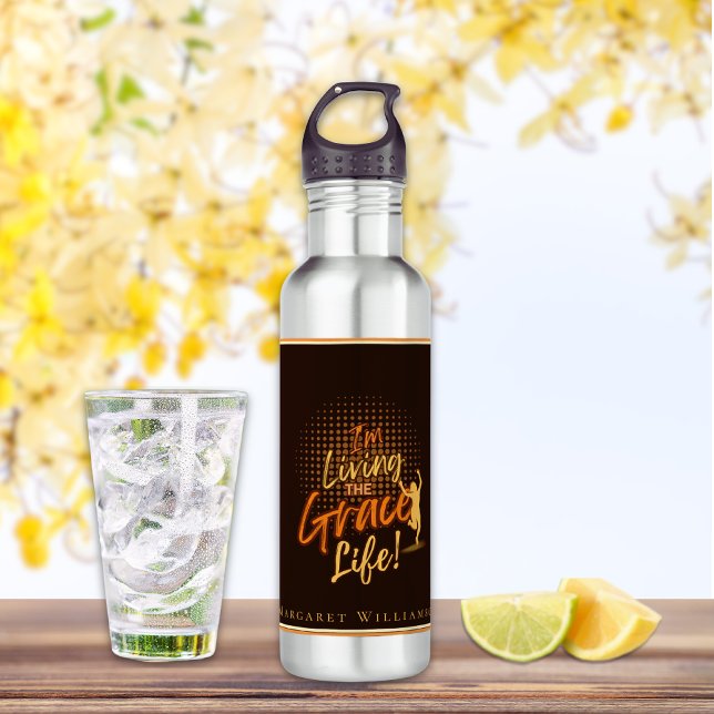 Modern Tan Female Winner Grace Life Name Brown 710 Ml Water Bottle (Creator Uploaded)