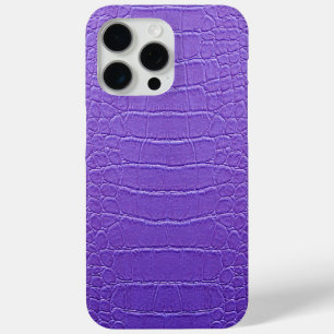  Modern Taupe Croc Leather Texture iPhone 15 Pro Max Case