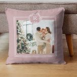 Modern Taupe | Family Photo | Initial  Cushion<br><div class="desc">Modern Taupe | Family Photo | Initial Pillows make for thoughtful and practical gifts, offering comfort and relaxation to the recipient. Here's a description of pillows as a gift: Give the gift of ultimate comfort and relaxation with these luxurious pillows. Crafted with the finest materials, these pillows are designed to...</div>