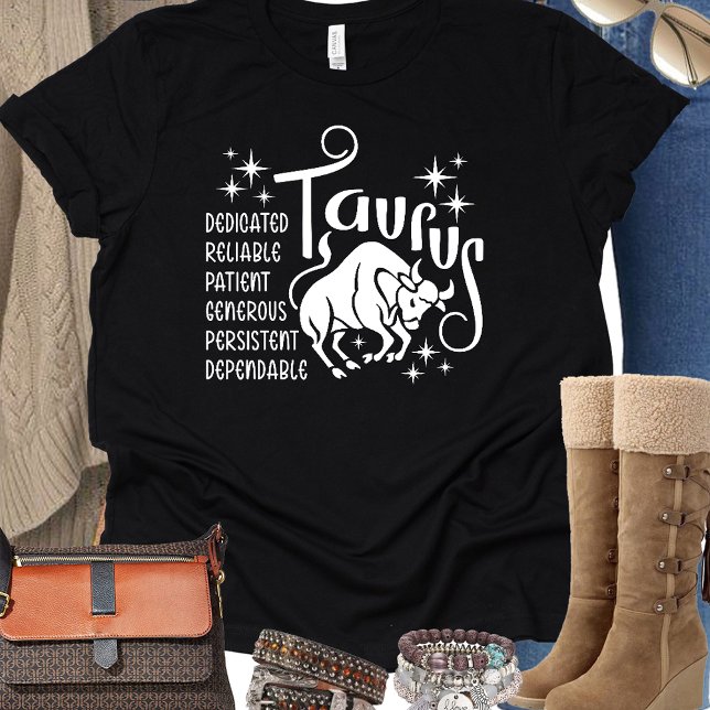 Modern Taurus Zodiac Horoscope  T-Shirt (Creator Uploaded)