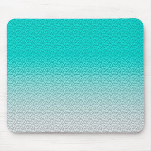 Modern Teal Blue Gradient Mouse Pad