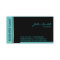 Modern Teal Border Accountant Business Card