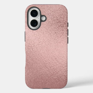 Modern Teal Gold Pink  iPhone 16 Case