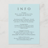 Modern Teal Minimalist Wedding