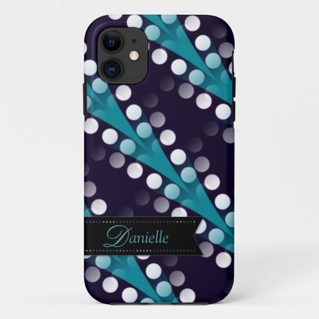Modern Teal Tribal pattern iPhone 5 Case-mate Case-Mate iPhone Case (Back)