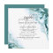 Modern Teal Watercolor Moss Agate BarefootBride™