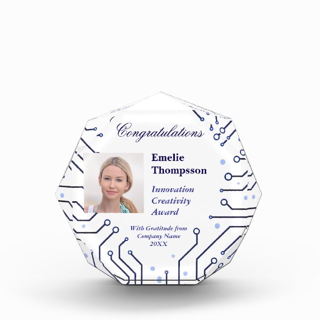 Modern Tech-Inspired Innovation Creativity Photo Block (Front)
