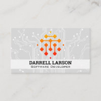 Modern Tech Logo | AI Computer Chip