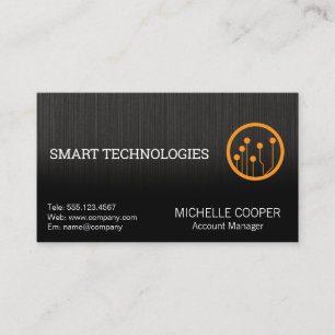 Modern Tech Logo Business Card