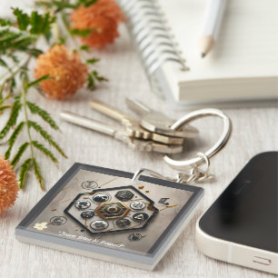 "Modern Tech Marvels" Key Ring