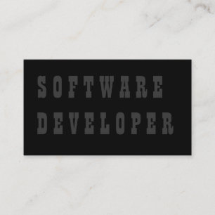 Modern Technical Syntax Coding Professional Business Card