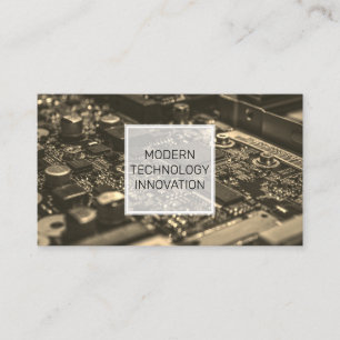 Modern Technology   Circuit Board   Engineer Business Card