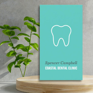 Modern Teeth Dental Assistant Clinic Dentist Business Card