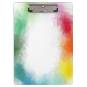 Modern Template Elegant Trendy Colourful Abstract Clipboard