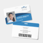 Modern Template Employee Photo Logo Name Nurse ID