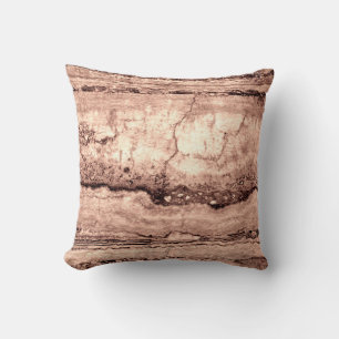 Modern terra cotta sepia burnt orange granite cushion