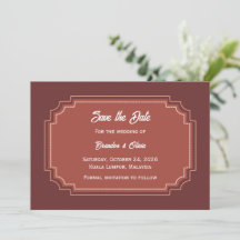 Modern Terracotta Warmth Elegant Border