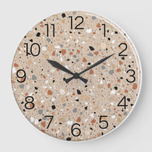 Modern Terrazzo Epoxy Wall Clock