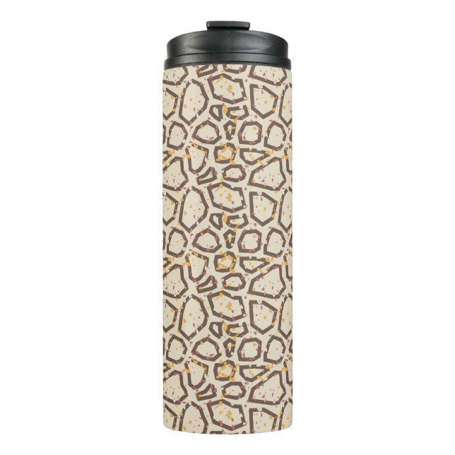 Modern Terrazzo Pattern Thermal Tumbler (Front)