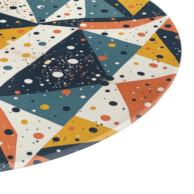 Modern Terrazzo Print Cutting Board (Corner)