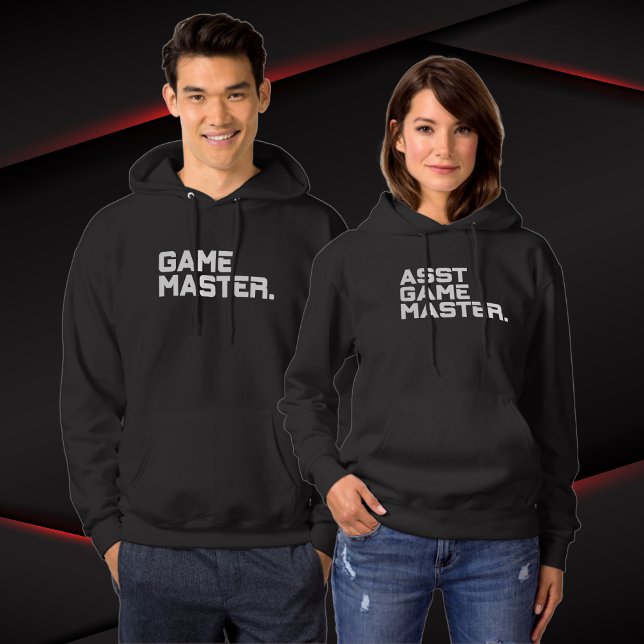Modern Text Assistant Game Master Women's Matching Hoodie (Creator Uploaded)