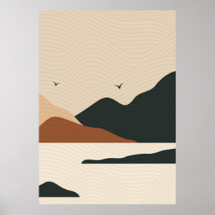 Modern textured background Poster