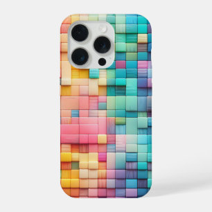 Modern Textured Pastel Block Phone Case - Colourfu